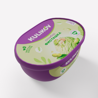 Мороженое «Фисташковый пломбир» в ванночке (400 гр.)