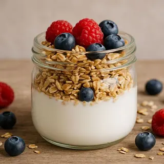 Yogurt Griego con Frutos Rojos