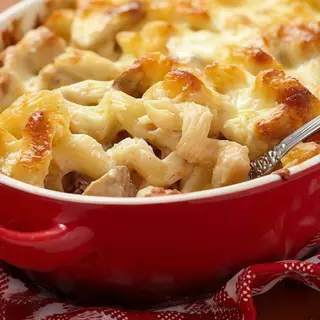 Gratin De Penne Au Poulet