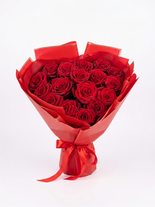Buchet heart trandafiri