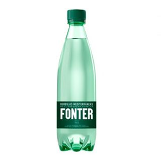 Botella de agua con gas