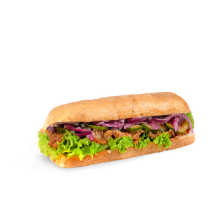 Ciabatta z szarpaną wieprzowiną
