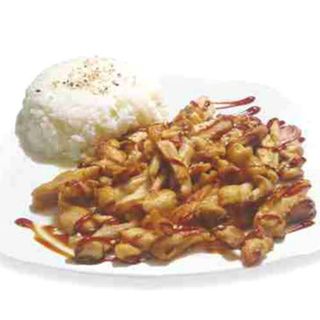 Teriyaki de Pollo con Arroz