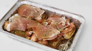 Pan De Ajo Con Tomate Y Jamón Serrano