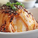 Boiled pork in water