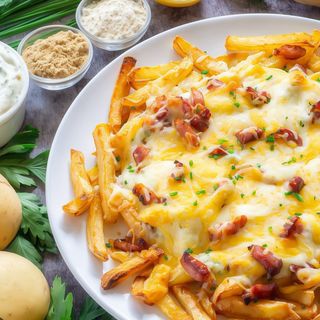 Patatas Jamón y Queso