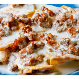 Tapa De Nachos Con Picadillo Al Cabrales
