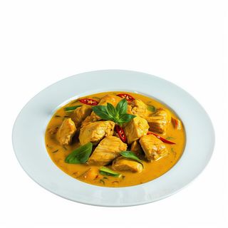 87 pollo con curry al estilo thai