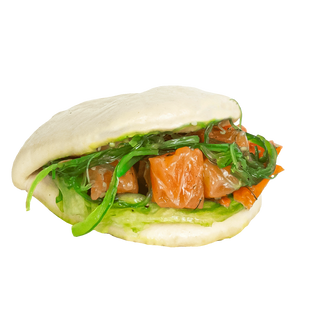 #BB3 BaoSalmon (bułeczka bao bao z grawlaksem)