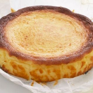 Mini tarta de queso vasca