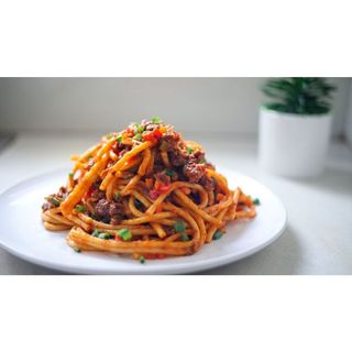 Jollof Spaghetti