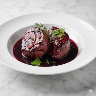 Carrillada De Cerdo En Salsa Syrah