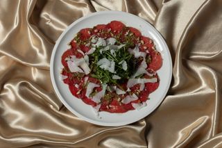 Beef carpaccio