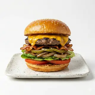 2. Hamburguesa De Buey Con Beicon