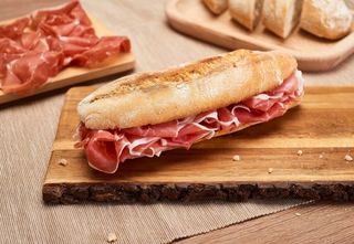 Panino con prosciutto crudo