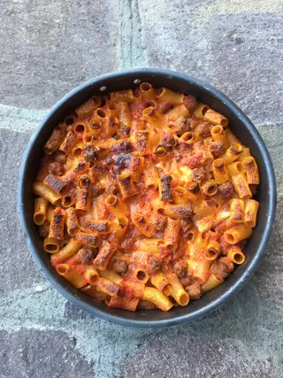 Pasta al forno con ragù