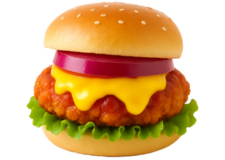 HFC Spicy Piri Piri Cheese Burger