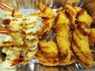 C6. Tempura de Gambas e Gambas Panadas