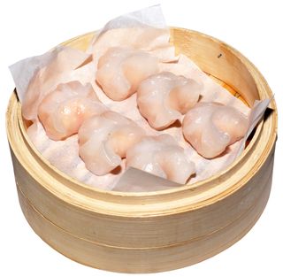 Pierożki krewetki w cieście ryżowym