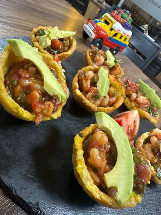 Canasta de camarones