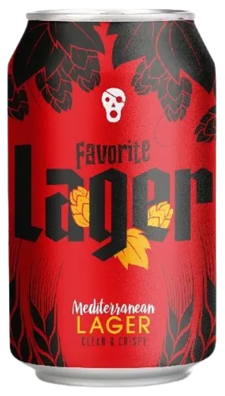 Favorite Lager La Pirata Lata