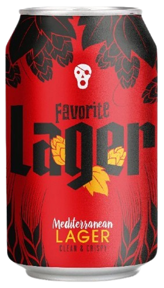 Favorite Lager La Pirata Lata