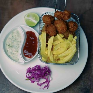 Catfish Nuggets + Chips + Salad