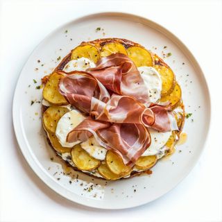 Gateau di patate prosciutto e mozzarella