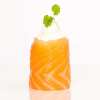 Bignè salmone e Philadelphia