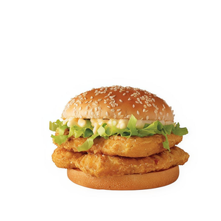 Hamburguesa de pollo con doble queso