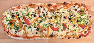 Pizza Vegetariană la metru