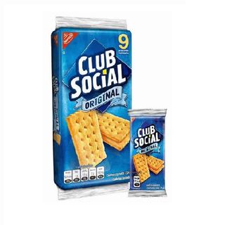 GALLETA CLUB SOCIAL 9 PAQUETES 234G