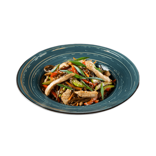 Соба с курицей 