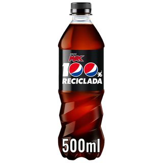 Pepsi Zero Refresco de Cola sin Azúcar Botella 500ml