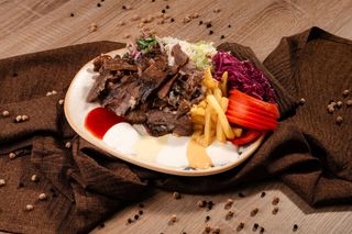 Shaorma farfurie vită