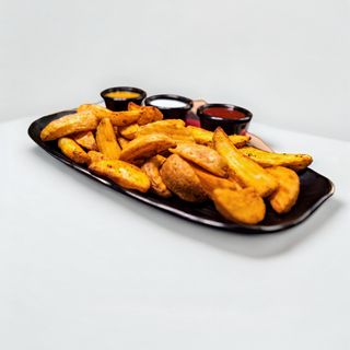 Ración De Patatas Fritas De Gajo