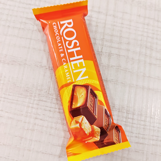 Roshen chocolate con caramelo