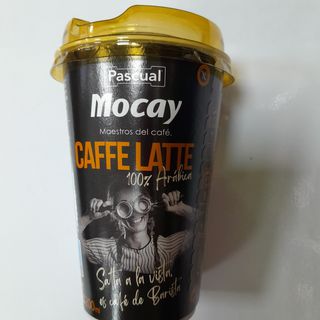 Café  latte Mocay vaso. Pascual.