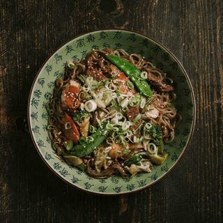 Japchae de Carne de Vaca