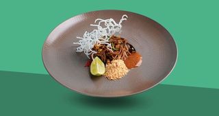 Vegetarian Pad Thai Soft Shell Crab