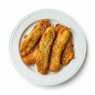 Acciughe impanate e fritte