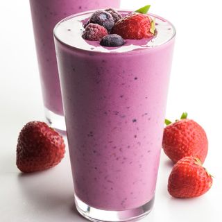 Smoothie jagoda (strawberry, milk)