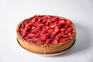 Tarta Cheesecake con fresas