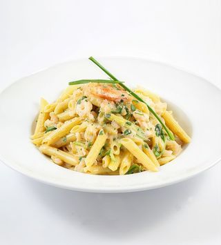 Penne Scampi E Zucchine