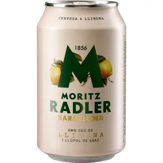 CERVEZA LATA RADLER MORITZ 33CL