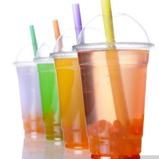 Bubble tea perles de fruits fraise