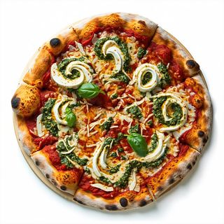 Pizza pesto