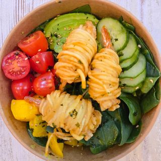 Poke Haeena (Langostinos Wrapped)