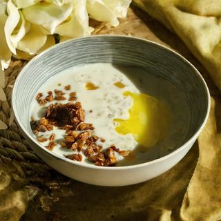 Каша овсяная с сухофруктами