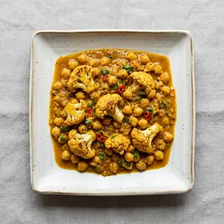 Cauliflower and Chickpea Curry